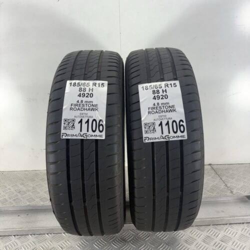 Gomme Usate 185 65 R15 88H Firestone Roadhawk Estive