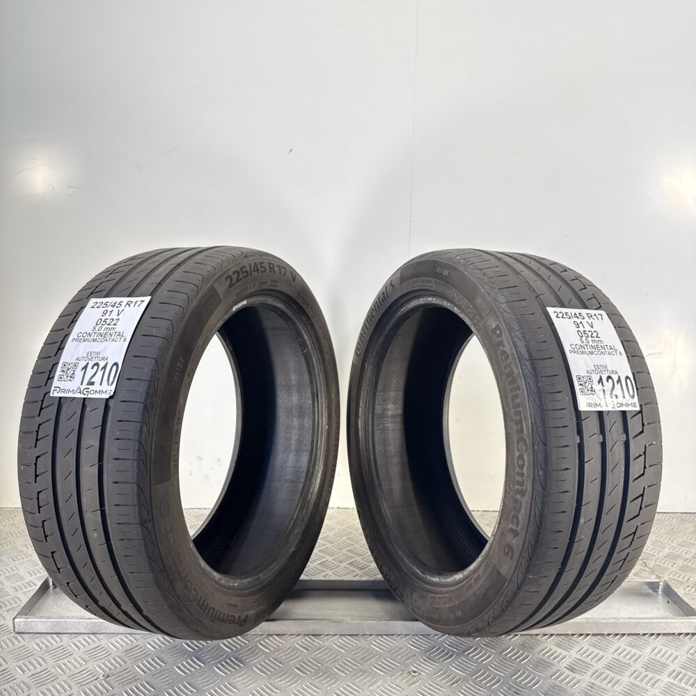 Gomme Usate 225 45 R17 91V Continental PremiumContact 6 71% Estive | Gomme Usate | PrimaGomme.it Gomme Usate 225 45 R17 91V Continental PremiumContact 6 71% Estive - immagine 9