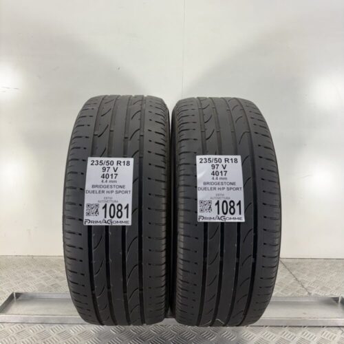 Gomme Usate 235 50 R18 97V Bridgestone Dueler H/P Sport Estive