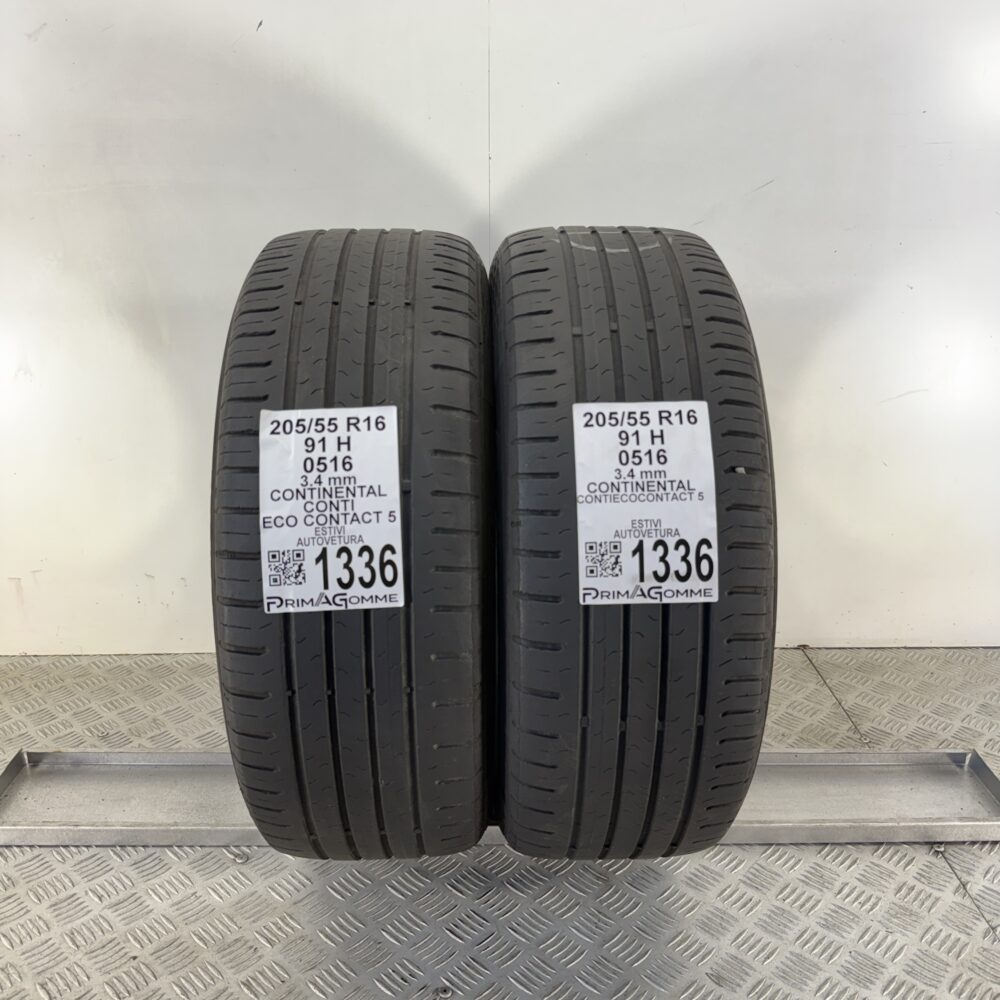 Gomme Usate 205 55 R16 91H Continental Eco Contact 5 Estive | Gomme Usate | PrimaGomme.it Gomme Usate 205 55 R16 91H Continental Eco Contact 5 Estive