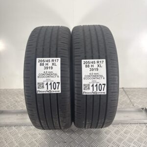 Gomme Usate 205 45 R17 XL 88H Continental Ecocontact 6 Estive