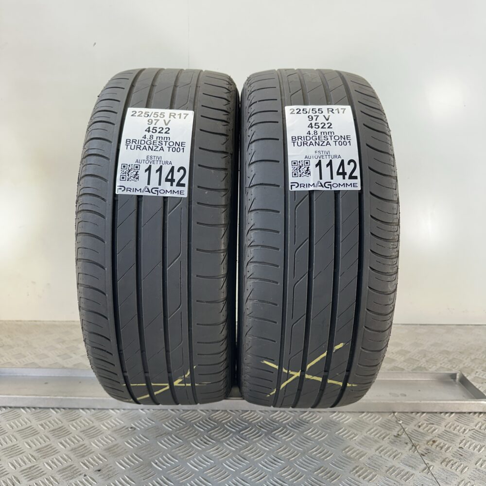 Gomme Usate 225 55 R17 97V Bridgestone Turanza T001 Estive | Gomme Usate | PrimaGomme.it Gomme Usate 225 55 R17 97V Bridgestone Turanza T001 Estive
