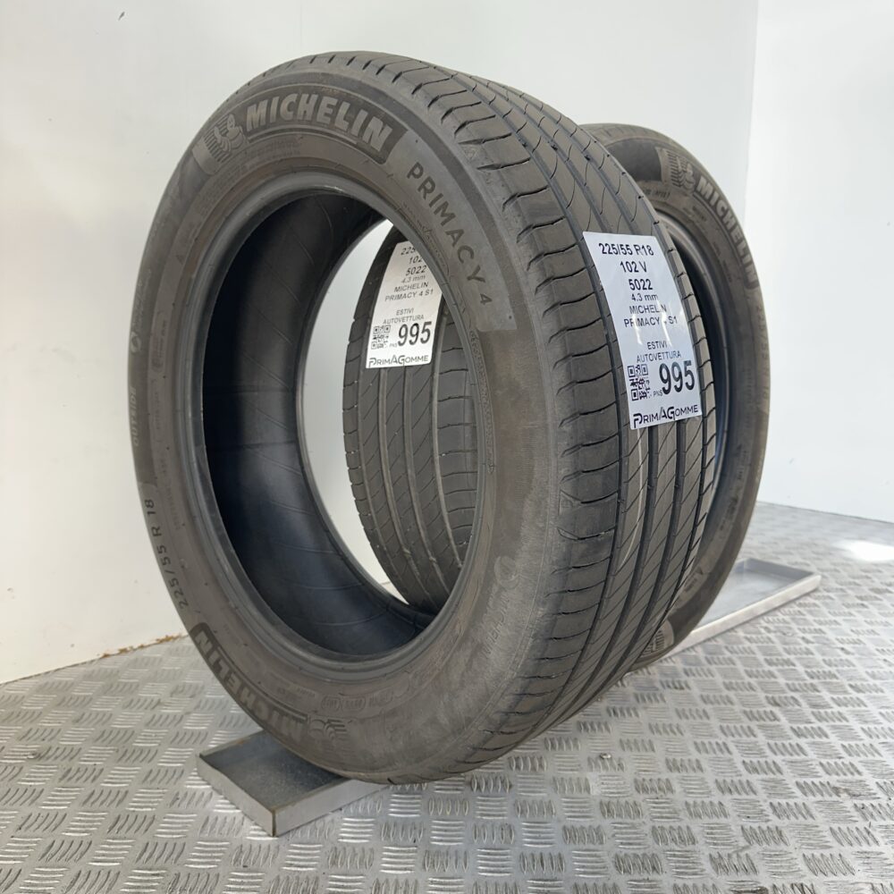 Gomme Usate 225 55 R18 102V Michelin Primacy 4 S1 Estive | Gomme Usate | PrimaGomme.it Gomme Usate 225 55 R18 102V Michelin Primacy 4 S1 Estive - immagine 2