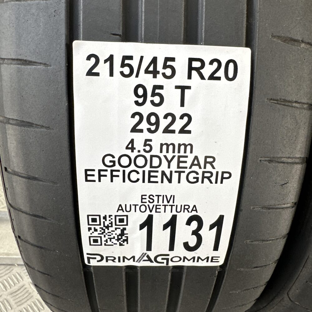 Gomme Usate 215 45 R20 95T Goodyear EfficientGrip Estive | Gomme Usate | PrimaGomme.it Gomme Usate 215 45 R20 95T Goodyear EfficientGrip Estive - immagine 3