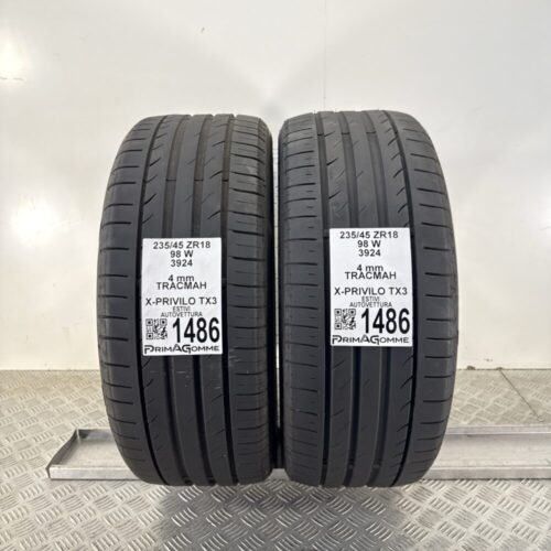 Gomme Usate 235 45 ZR18 98W Tracmah X-Privilo TX3 Estive