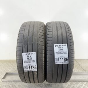 Gomme Usate 215 55 R17 94V Bridgestone Turanza T001 Estive