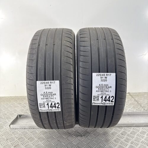 Gomme Usate 225 45 R17 91W Goodyear Eagle F1 Asymmetric 3 Estive
