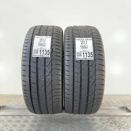 Gomme Usate 245 45 ZR20 103Y Pirelli PZero 76% Estive