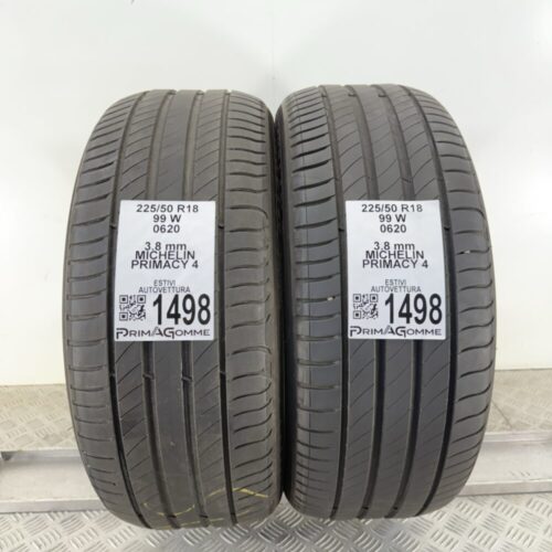 Gomme Usate 225 50 R18 99W Michelin Primacy 4 Estive