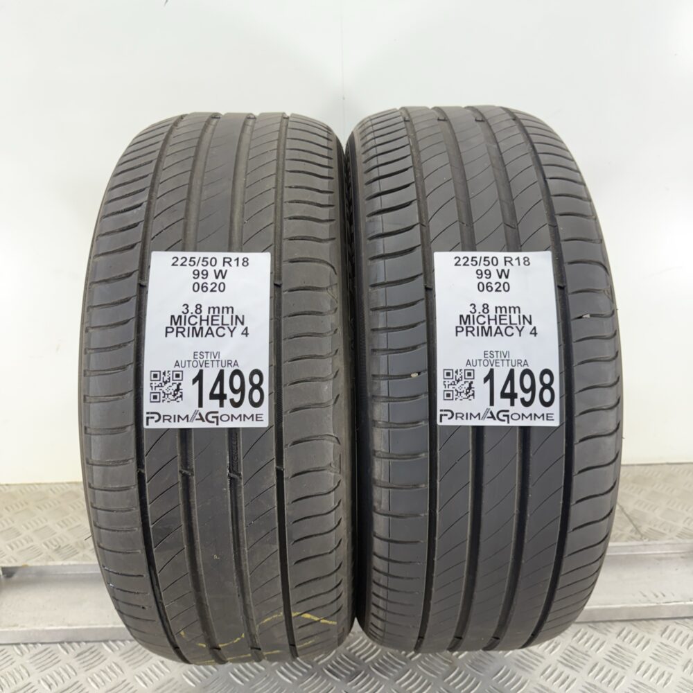 Gomme Usate 225 50 R18 99W Michelin Primacy 4 Estive | Gomme Usate | PrimaGomme.it Gomme Usate 225 50 R18 99W Michelin Primacy 4 Estive