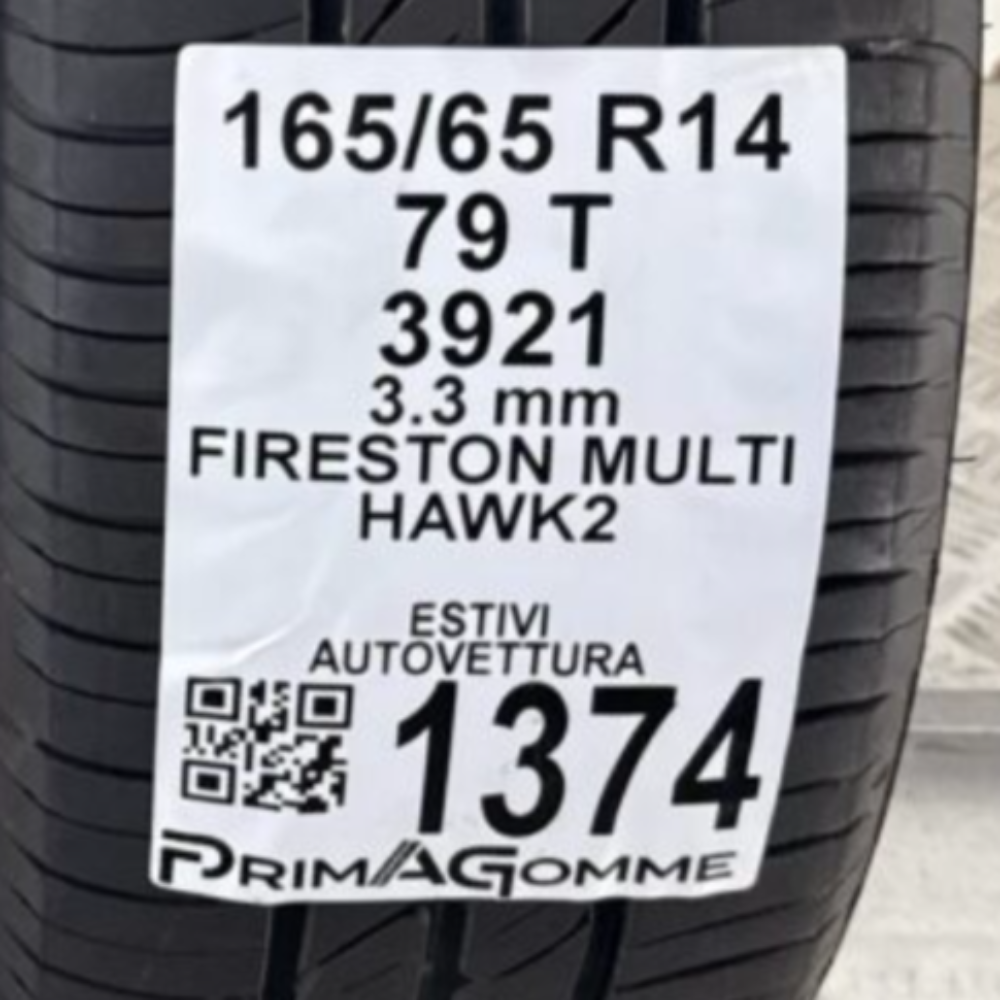 Gomme Usate 165 65 R14 79T Firestone MultiHawk2 Estive | Gomme Usate | PrimaGomme.it Gomme Usate 165 65 R14 79T Firestone MultiHawk2 Estive - immagine 3