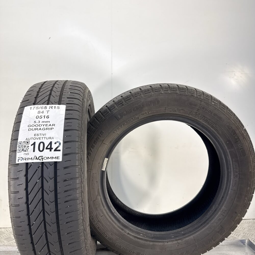 Gomme Usate 175 65 R15 84T Goodyear Duragrip 76% Estive | Gomme Usate | PrimaGomme.it Gomme Usate 175 65 R15 84T Goodyear Duragrip 76% Estive - immagine 5