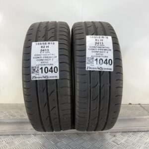 Gomme Usate 185 55 R15 82H Continental Conti Premium Contact 2 77% Estive