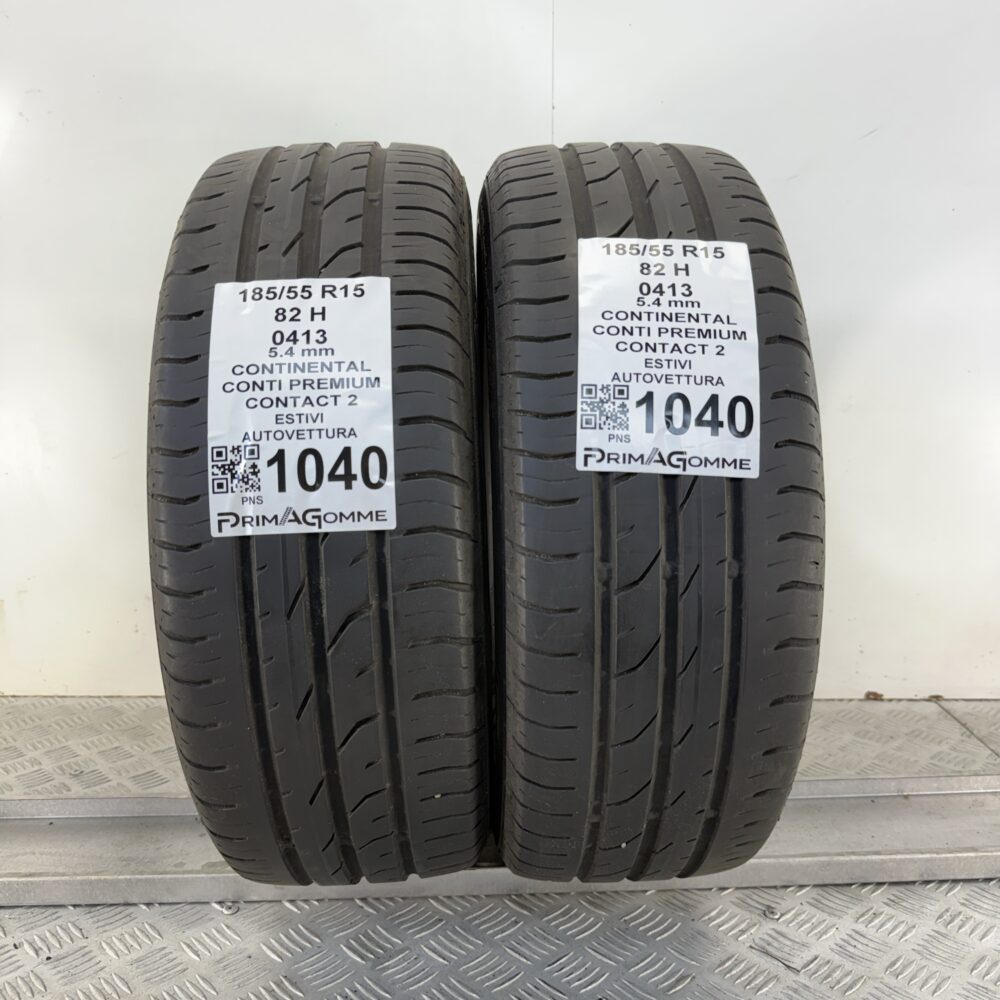 Gomme Usate 185 55 R15 82H Continental Conti Premium Contact 2 77% Estive | Gomme Usate | PrimaGomme.it Gomme Usate 185 55 R15 82H Continental Conti Premium Contact 2 77% Estive
