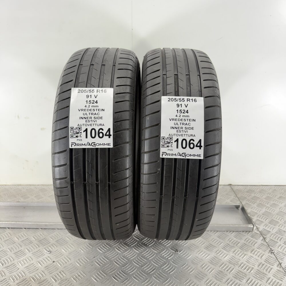 Gomme Usate 205 55 R16 91V Vredestein Ultrac Estive | Gomme Usate | PrimaGomme.it Gomme Usate 205 55 R16 91V Vredestein Ultrac Estive