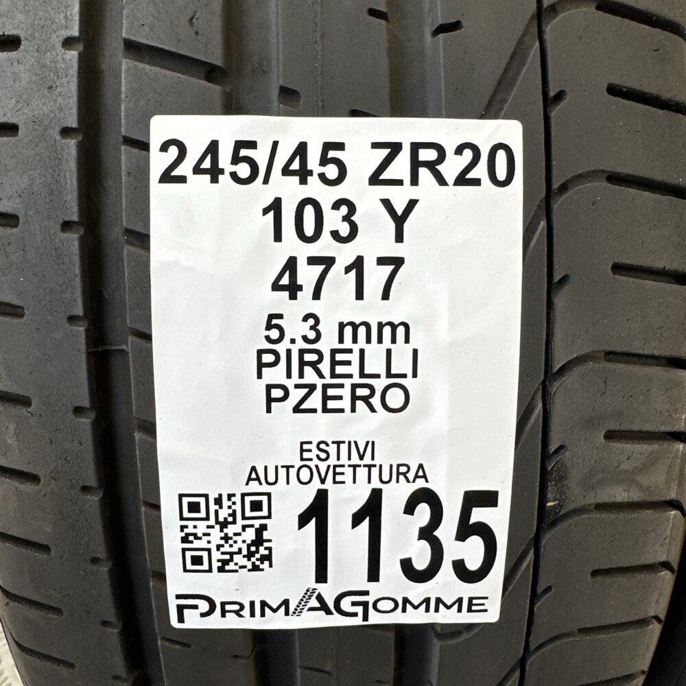Gomme Usate 245 45 ZR20 103Y Pirelli PZero 76% Estive | Gomme Usate | PrimaGomme.it Gomme Usate 245 45 ZR20 103Y Pirelli PZero 76% Estive - immagine 3