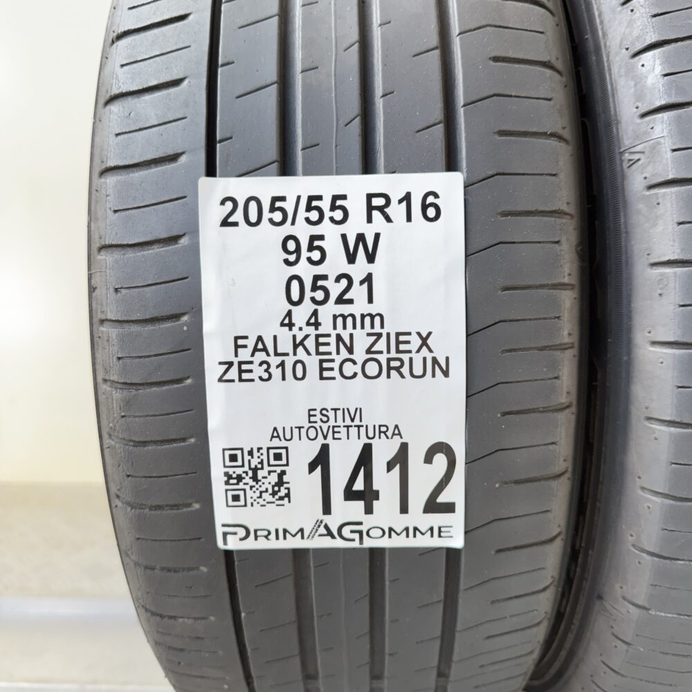 Gomme Usate 205 55 R16 95W Falken Ziex ZE310 EcoRun Estive | Gomme Usate | PrimaGomme.it Gomme Usate 205 55 R16 95W Falken Ziex ZE310 EcoRun Estive - immagine 3