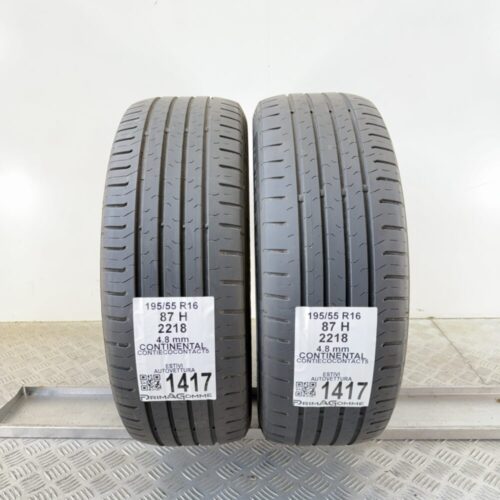 Gomme Usate 195 55 R16 87H Continental ContiEcoContact 5 Estive