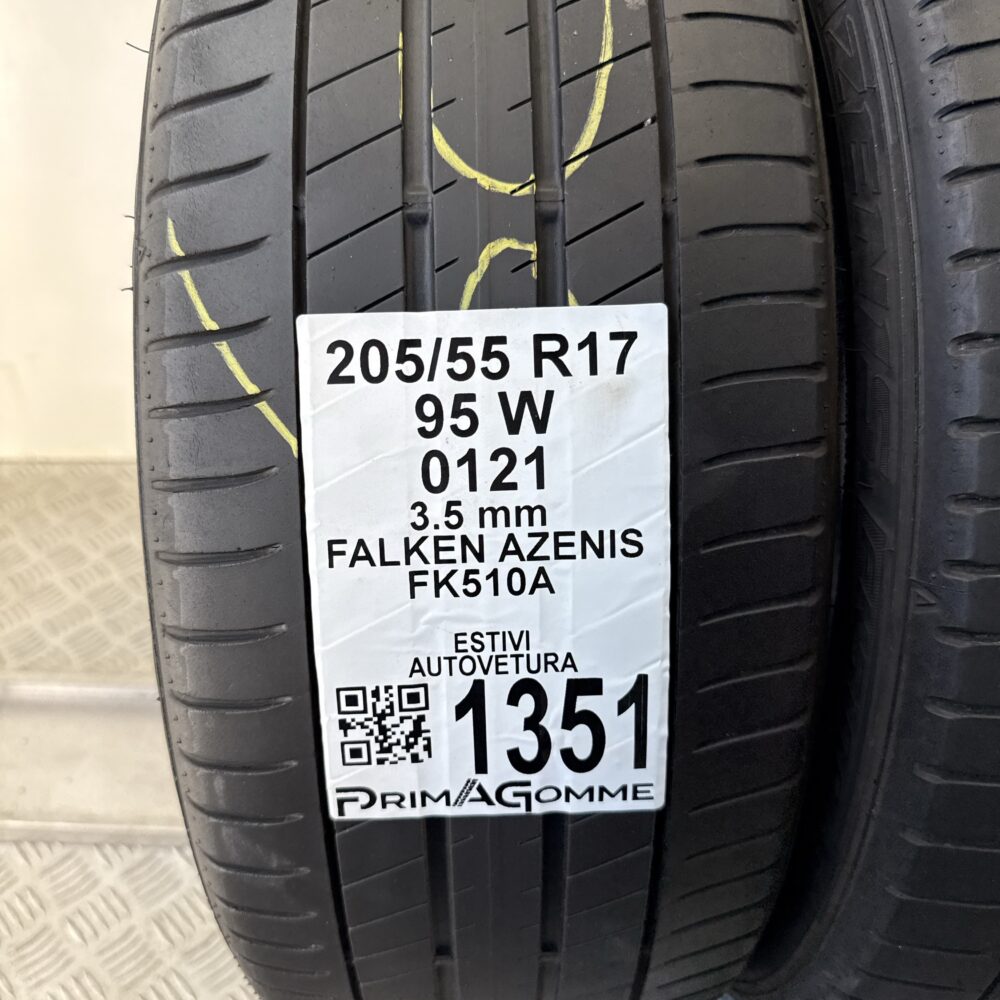 Gomme Usate 205 55 R17 95W Falken Azenis FK510A Estive | Gomme Usate | PrimaGomme.it Gomme Usate 205 55 R17 95W Falken Azenis FK510A Estive - immagine 3