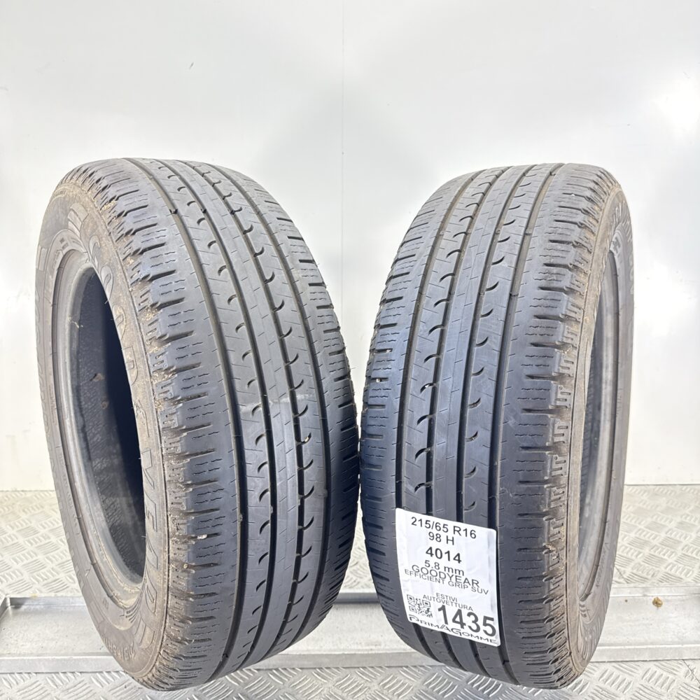 Pneumatici Usati 215 65 R16 98H Goodyear Efficient Grip SUV 78% Estive | Gomme Usate | PrimaGomme.it Pneumatici Usati 215 65 R16 98H Goodyear Efficient Grip SUV 78% Estive - immagine 5