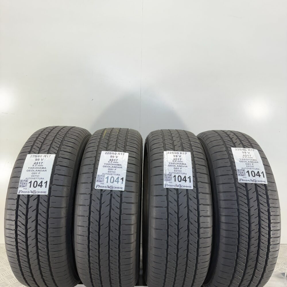 Pneumatici Usati 225 60 R17 99V Yokohama Geolandar G91 F 78% Estive | Gomme Usate | PrimaGomme.it Pneumatici Usati 225 60 R17 99V Yokohama Geolandar G91 F 78% Estive - immagine 4