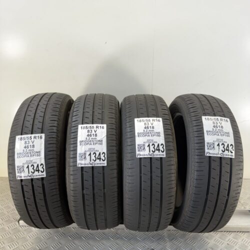 Gomme Usate 185 55 R16 83V Bridgestone Ecopia EP150 74% Estive