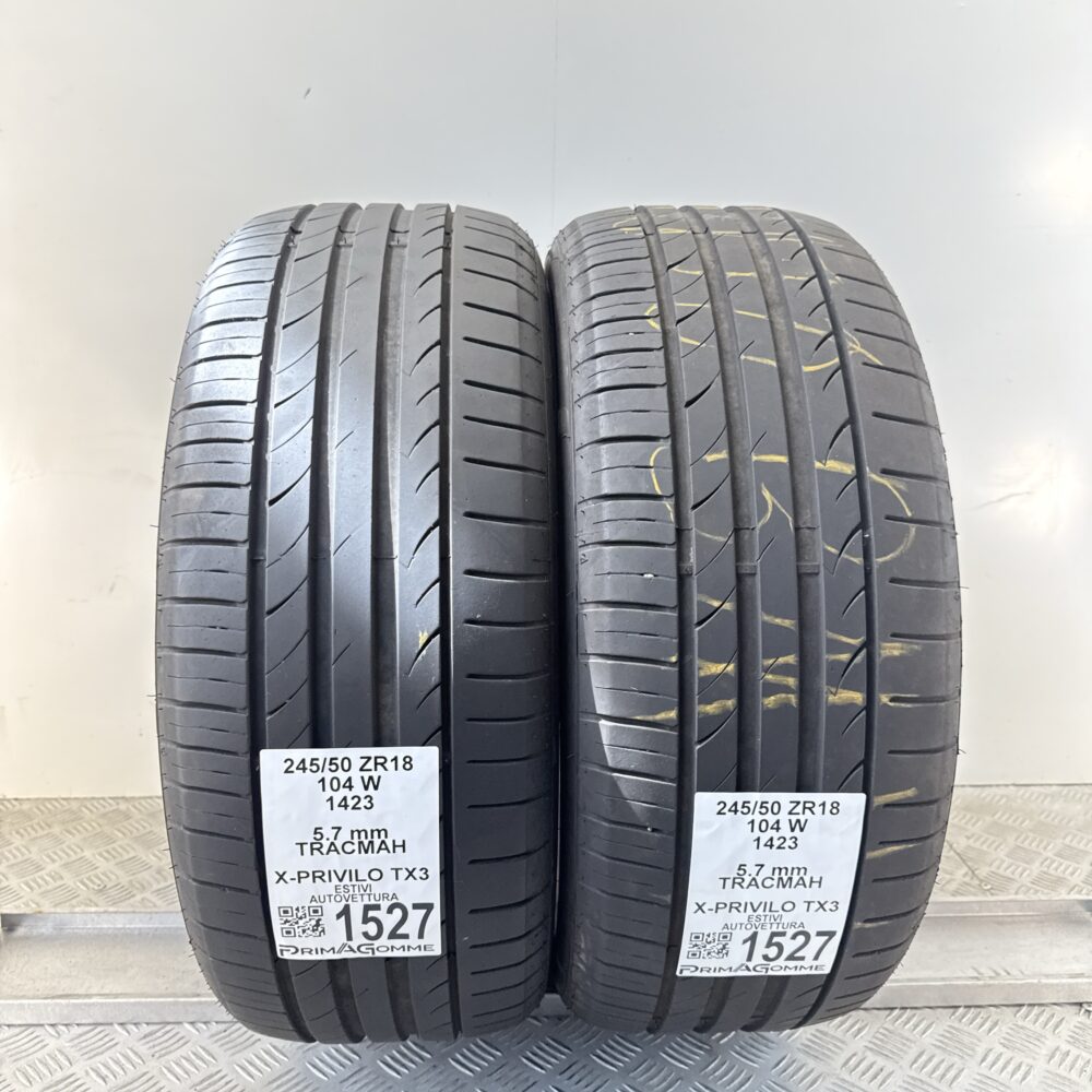 Gomme Usate 245 50 ZR18 104W Tracmah X-Privilo TX3 81% Estive | Gomme Usate | PrimaGomme.it Gomme Usate 245 50 ZR18 104W Tracmah X-Privilo TX3 81% Estive - immagine 5