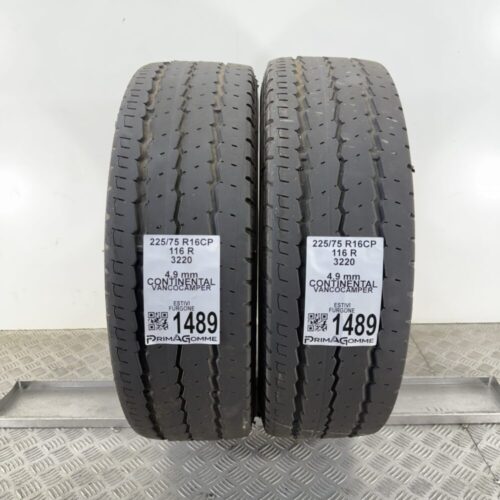 Gomme Usate 225 75 R16CP 116R Continental VancoCamper Estive