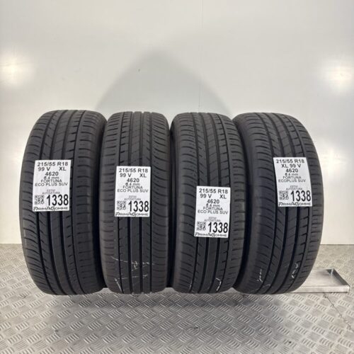 Gomme Usate 215 55 R18 XL 99V Fortuna Ecoplus SUV 91% Estive