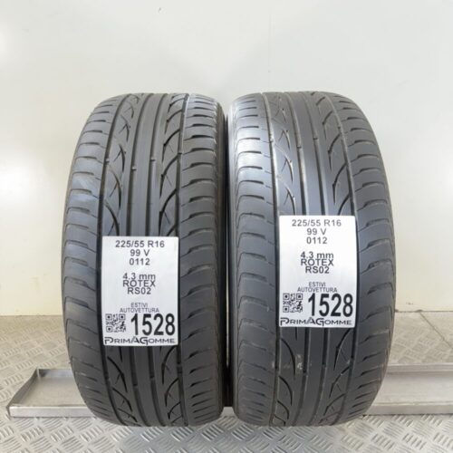 Gomme Usate 225 55 R16 99V Rotex RS02 Estive