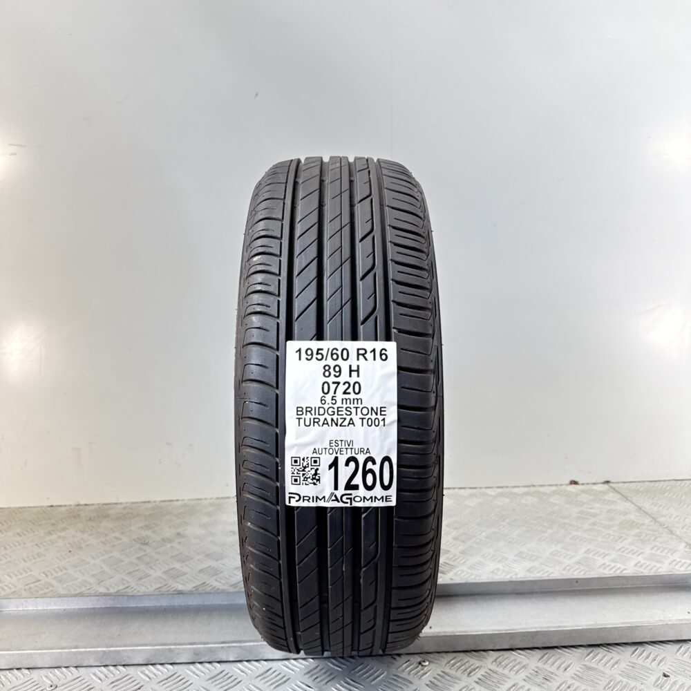 Pneumatico Usato 195 60 R16 89H Bridgestone Turanza T001 93% Estivo | Gomme Usate | PrimaGomme.it Pneumatico usato 195 60 R16 Bridgestone Turanza T001 - foto 7