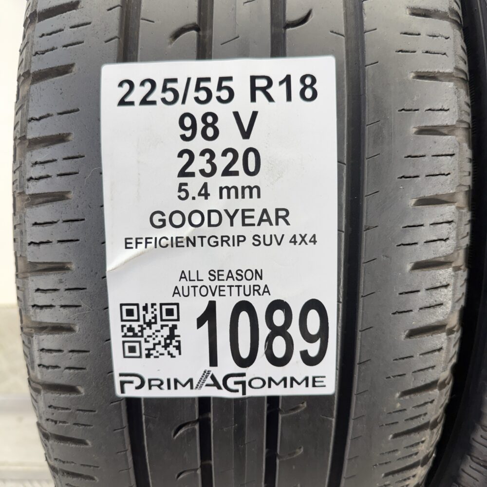 Gomme Usate 225 55 R18 98V Goodyear EfficientGrip SUV 78% Estive | Gomme Usate | PrimaGomme.it Gomme Usate 225 55 R18 98V Goodyear EfficientGrip SUV 78% Estive - immagine 3