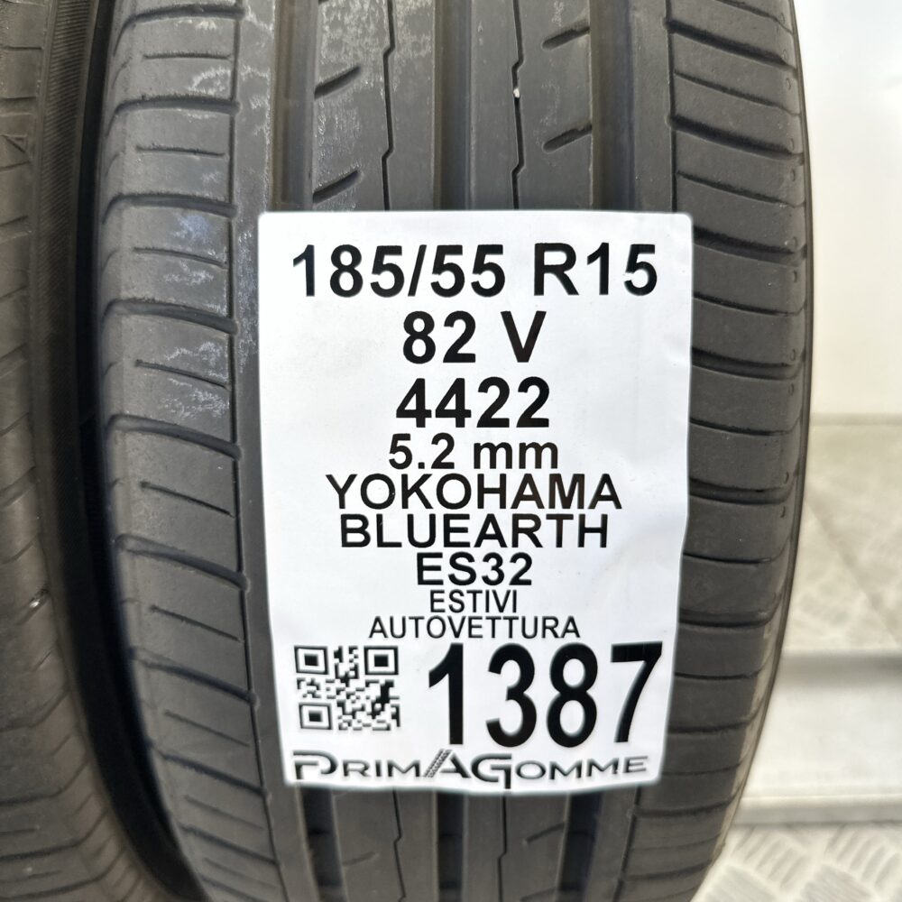 Gomme Usate 185 55 R15 82V Yokohama Bluearth ES32 74% Estive | Gomme Usate | PrimaGomme.it Gomme Usate 185 55 R15 82V Yokohama Bluearth ES32 74% Estive - immagine 2