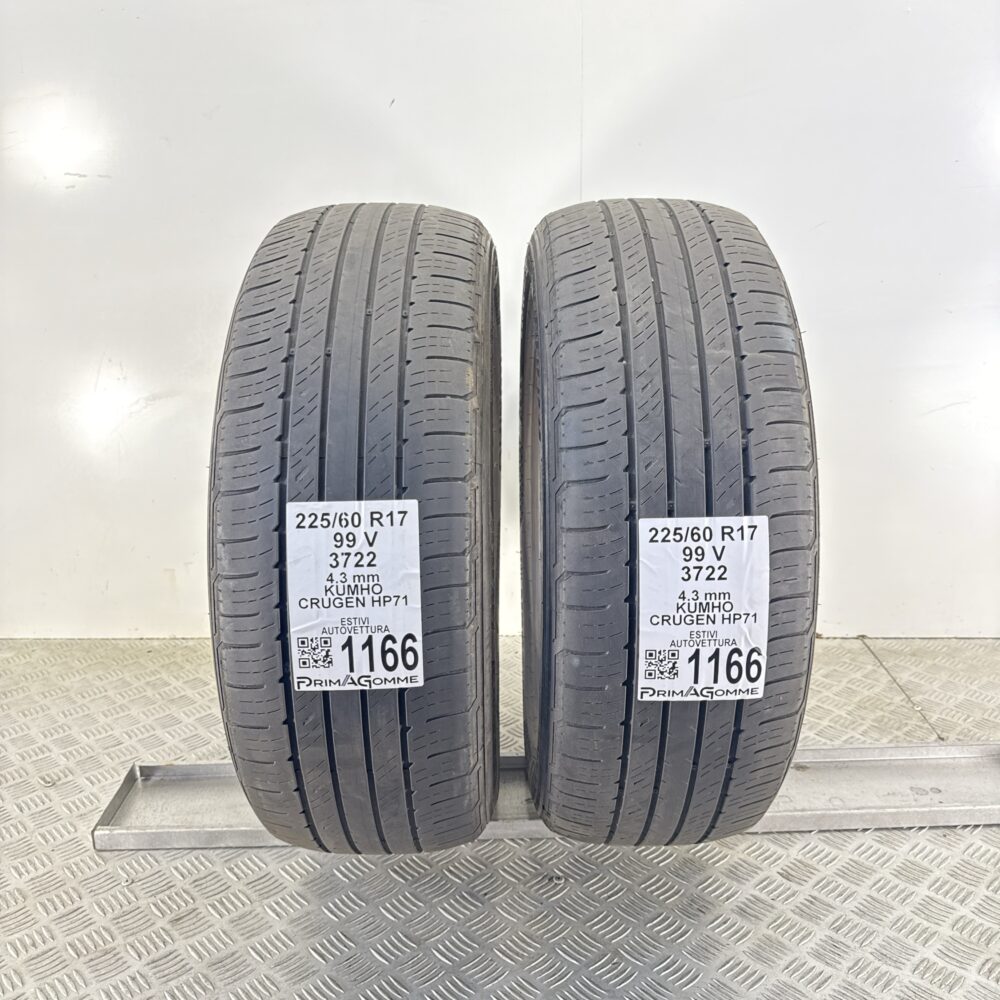 Gomme Usate 225 60 R17 99V Kumho Crugen HP71 Estive | Gomme Usate | PrimaGomme.it Gomme Usate 225 60 R17 99V Kumho Crugen HP71 Estive