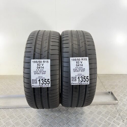 Gomme Usate 195 50 R15 82V ESA TECAR SPIRIT 5HP Estive