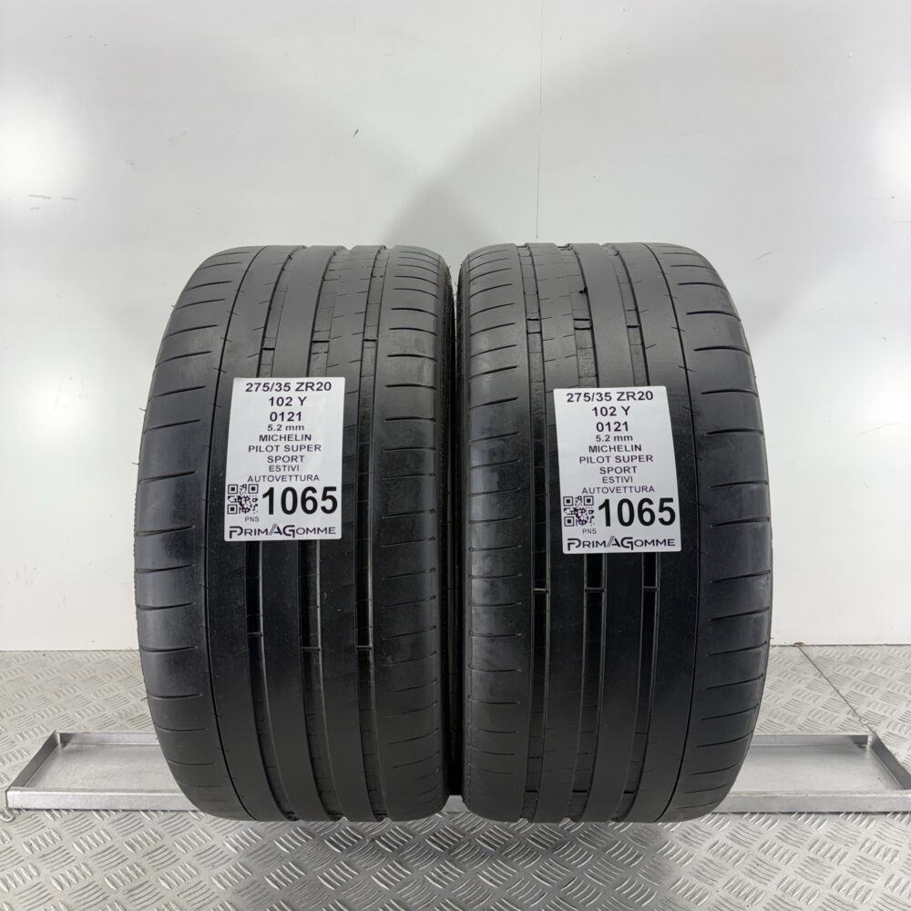 Gomme Usate 275 35 ZR20 102Y Michelin Pilot Super Sport 74% Estive | Gomme Usate | PrimaGomme.it Gomme Usate 275 35 ZR20 102Y Michelin Pilot Super Sport 74% Estive