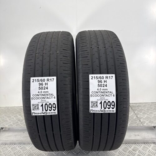 Gomme Usate 215 60 R17 96H Continental EcoContact 6 Estive