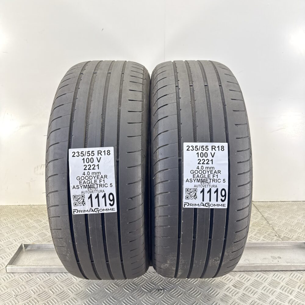 Gomme Usate 235 55 R18 100V Goodyear Eagle F1 Asymmetric 5 Estive | Gomme Usate | PrimaGomme.it Gomme Usate 235 55 R18 100V Goodyear Eagle F1 Asymmetric 5 Estive - immagine 5