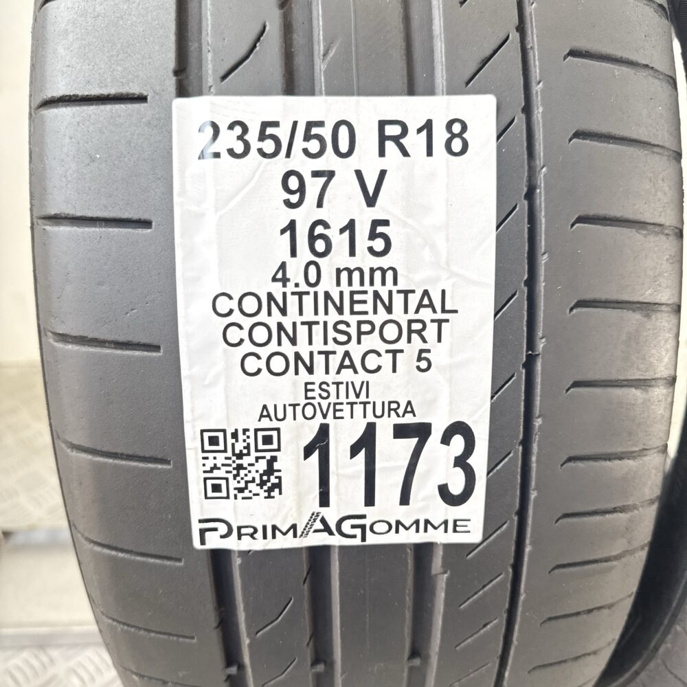Gomme Usate 235 50 R18 97V Continental ContiSport Contact 5 Estive | Gomme Usate | PrimaGomme.it Gomme Usate 235 50 R18 97V Continental ContiSport Contact 5 Estive - immagine 3