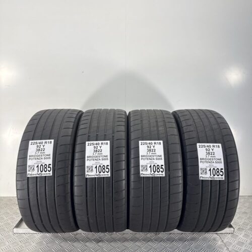 Gomme Usate 225 40 R18 92Y Bridgestone Potenza S005 Estive