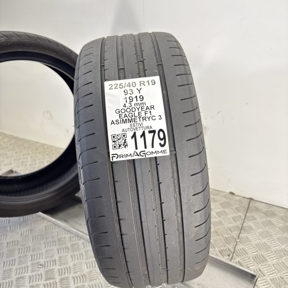 Gomme Usate 225 40 R19 93Y Goodyear Eagle F1 Asymetric 3 Estive | Gomme Usate | PrimaGomme.it Gomme Usate 225 40 R19 93Y Goodyear Eagle F1 Asymetric 3 Estive - immagine 7