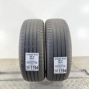 Gomme Usate 215 65 R16 98H Bridgestone Turanza T005 Estive