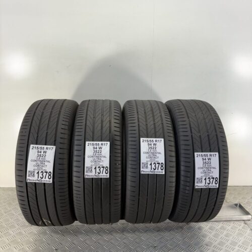 Gomme Usate 215 55 R17 94W Continental Ultra Contact Estive