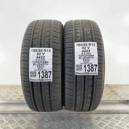 Gomme Usate 185 55 R15 82V Yokohama Bluearth ES32 74% Estive