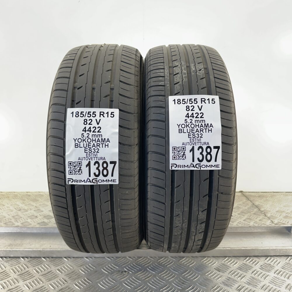 Gomme Usate 185 55 R15 82V Yokohama Bluearth ES32 74% Estive | Gomme Usate | PrimaGomme.it Gomme Usate 185 55 R15 82V Yokohama Bluearth ES32 74% Estive