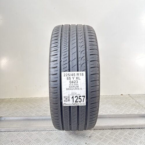 Gomma Usata 225 45 R18 XL 85Y Barum Bravuris 5 Estiva