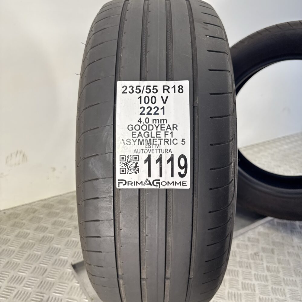 Gomme Usate 235 55 R18 100V Goodyear Eagle F1 Asymmetric 5 Estive | Gomme Usate | PrimaGomme.it Gomme Usate 235 55 R18 100V Goodyear Eagle F1 Asymmetric 5 Estive - immagine 7