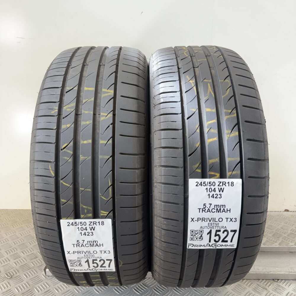Gomme Usate 245 50 ZR18 104W Tracmah X-Privilo TX3 81% Estive | Gomme Usate | PrimaGomme.it Gomme Usate 245 50 ZR18 104W Tracmah X-Privilo TX3 81% Estive - immagine 11