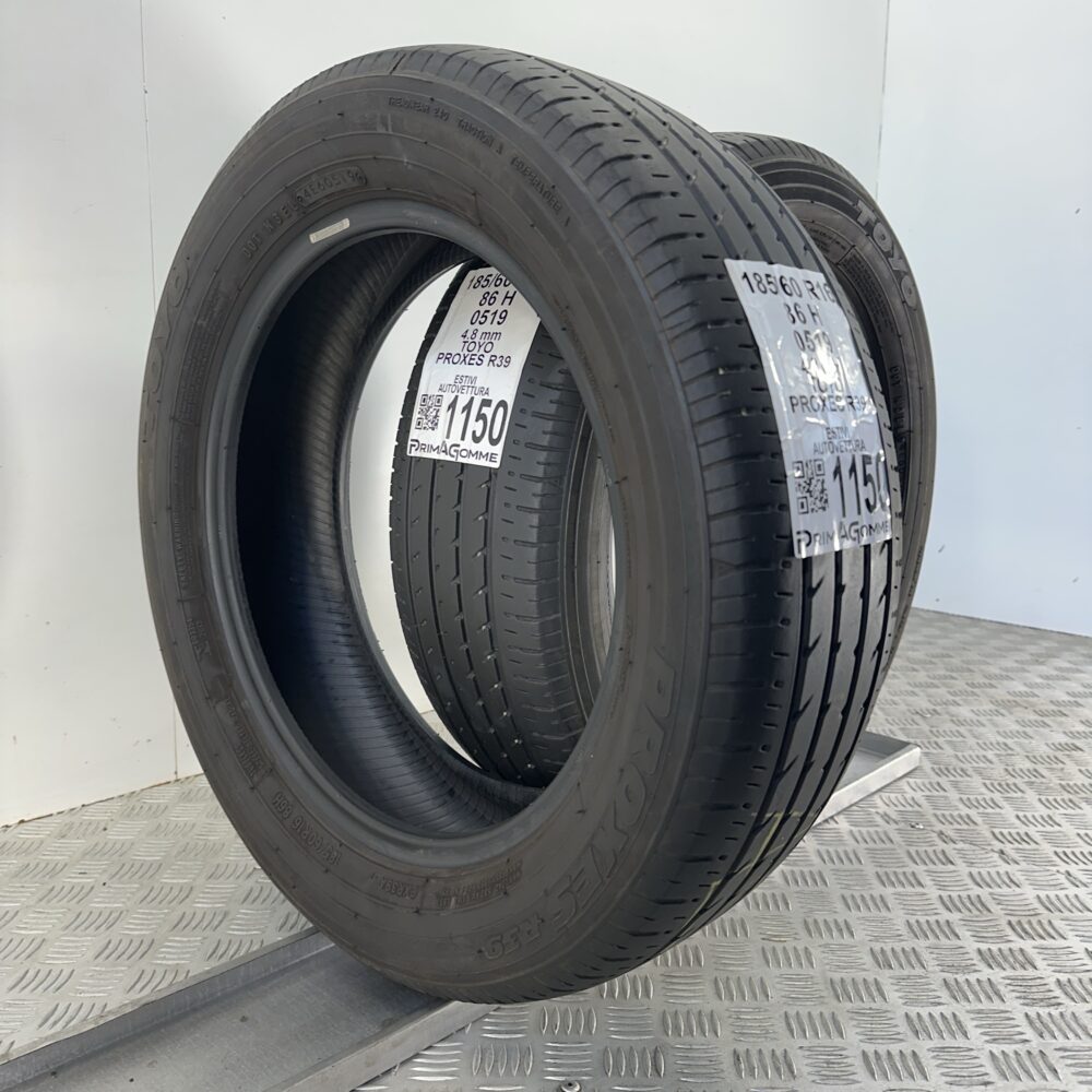 Gomme Usate 185 60 R16 86H Toyo Proxes R39 68% Estive | Gomme Usate | PrimaGomme.it Gomme Usate 185 60 R16 86H Toyo Proxes R39 68% Estive - immagine 5
