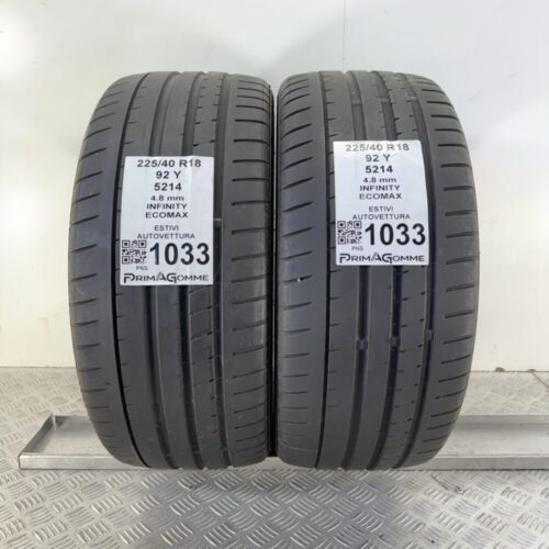 Gomme Usate 225 40 R18 92Y Infinity Ecomax Estive